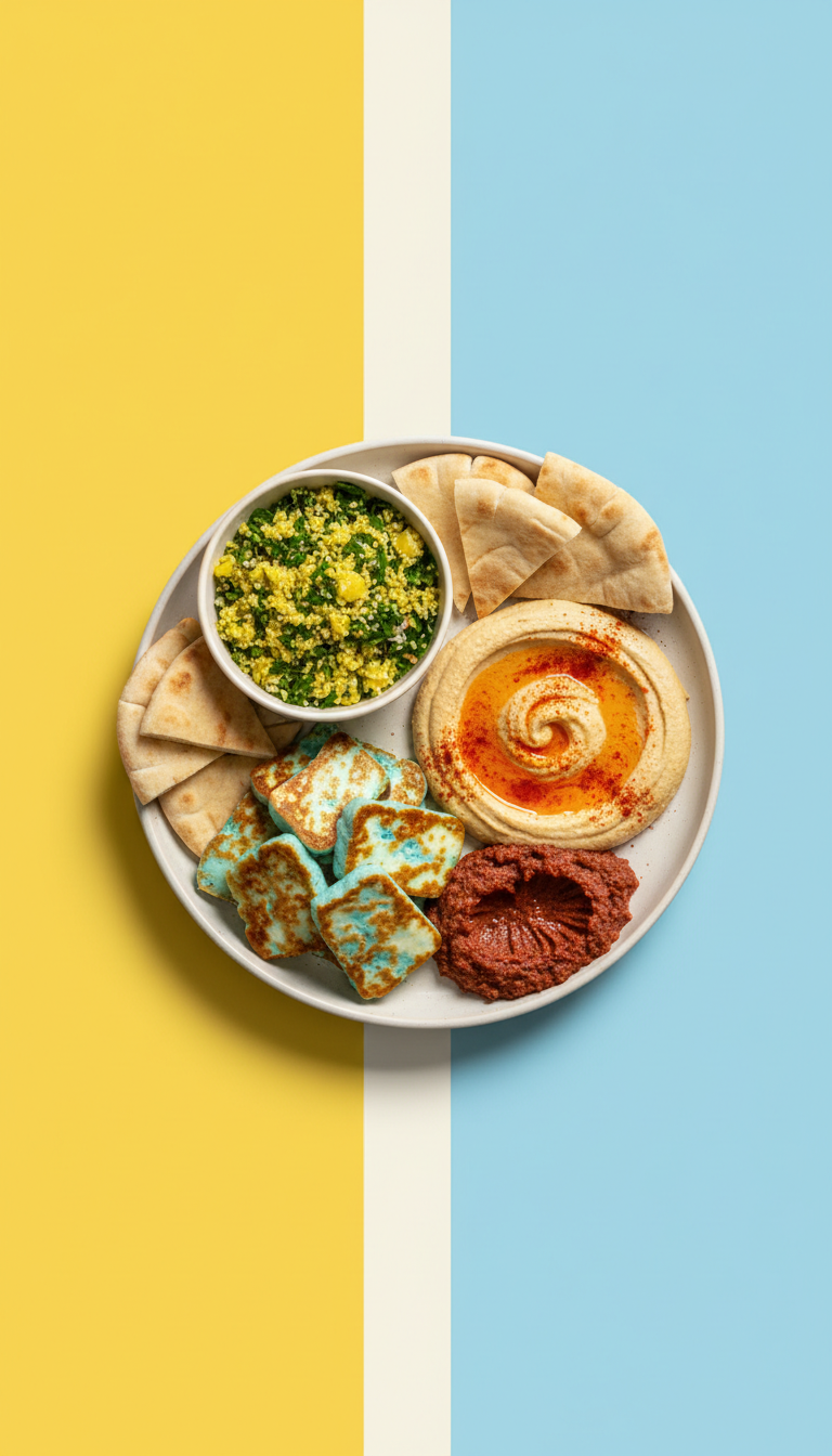 Mediterranean Mezze Platter Selection